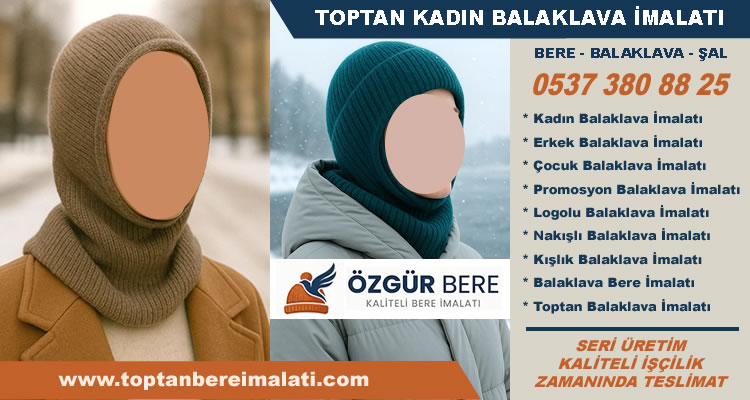 Kadın Erkek Balaklava İmalatı